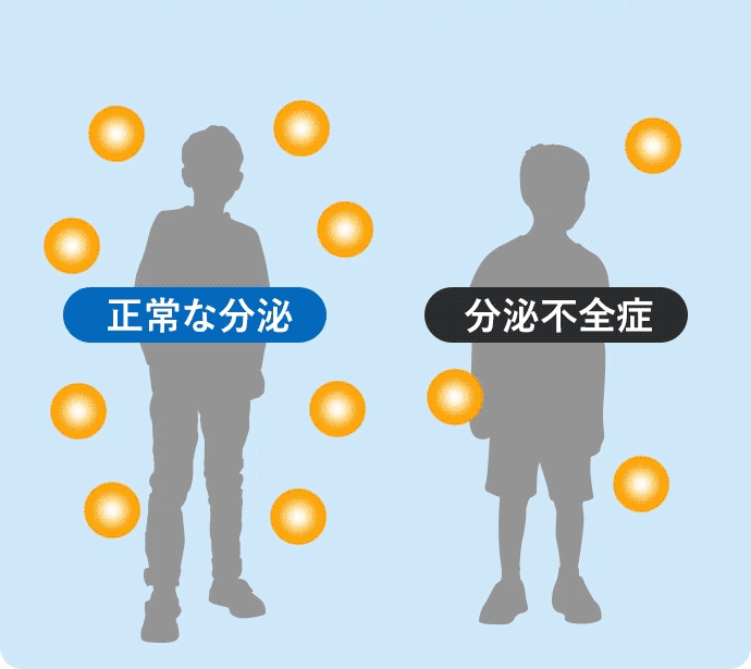 成長ホルモンの差